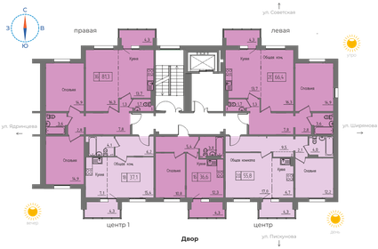 81,4 м², 3-комнатная квартира 9 930 800 ₽ - изображение 10