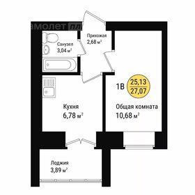 27,1 м², 1-комнатная квартира 2 976 000 ₽ - изображение 15