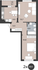 63,6 м², 2-комнатная квартира 5 600 000 ₽ - изображение 102
