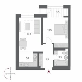 48,7 м², 2-комнатная квартира 9 750 000 ₽ - изображение 86