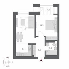 Квартира 46,2 м², 2-комнатная - изображение 3