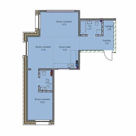 55 м², 3-комнатная квартира 11 850 000 ₽ - изображение 86