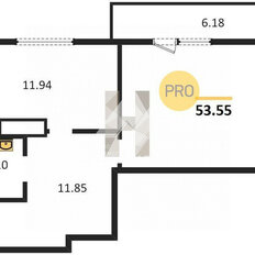 Квартира 52,6 м², 1-комнатная - изображение 2