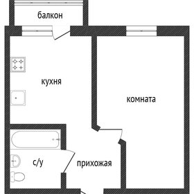 Квартира 37 м², 1-комнатная - изображение 1