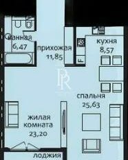 Квартира 75 м², 2-комнатная - изображение 3