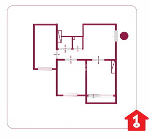 Квартира 59,8 м², 2-комнатная - изображение 1