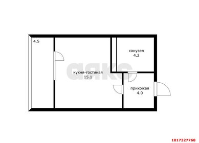 Квартира 29 м², студия - изображение 1