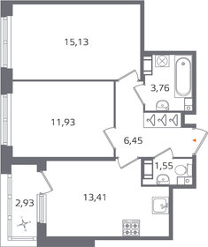 53,4 м², 2-комнатная квартира 15 785 000 ₽ - изображение 126