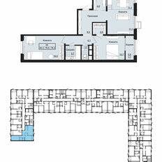 Квартира 78,3 м², 3-комнатная - изображение 2