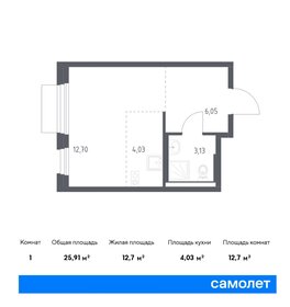 25 м², квартира-студия 7 500 000 ₽ - изображение 17