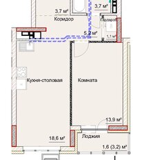 Квартира 47,8 м², 1-комнатная - изображение 2