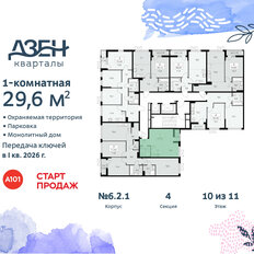 Квартира 29,6 м², студия - изображение 4