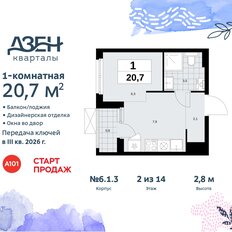 Квартира 20,7 м², студия - изображение 3