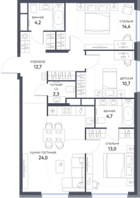 94,5 м², 4-комнатная квартира 26 000 000 ₽ - изображение 57