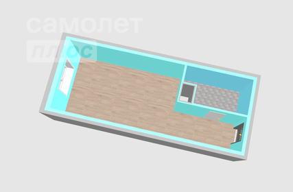 Квартира 27,3 м², 1-комнатная - изображение 2
