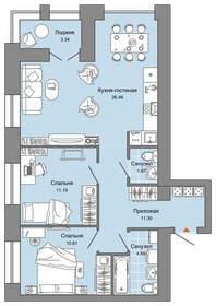 77,5 м², 3-комнатная квартира 7 880 000 ₽ - изображение 42