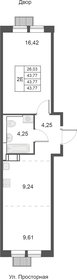 49,1 м², 2-комнатная квартира 9 499 000 ₽ - изображение 45