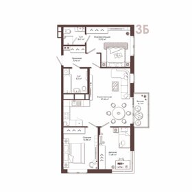 83,3 м², 3-комнатная квартира 7 494 300 ₽ - изображение 5