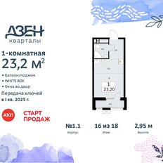 Квартира 23,2 м², студия - изображение 3