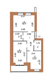 35,2 м², 1-комнатная квартира 3 850 000 ₽ - изображение 68