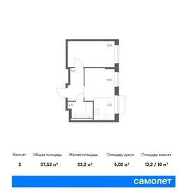 41 м², 1-комнатная квартира 16 200 000 ₽ - изображение 54