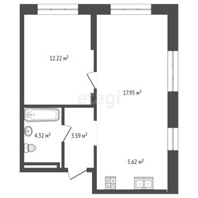 Квартира 40 м², 1-комнатная - изображение 1