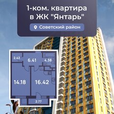 Квартира 46,6 м², 1-комнатная - изображение 2