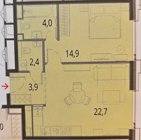 48,1 м², 2-комнатная квартира 16 300 000 ₽ - изображение 1