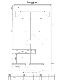 Квартира 56 м², 2-комнатная - изображение 1