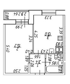 Квартира 35,2 м², 1-комнатная - изображение 1