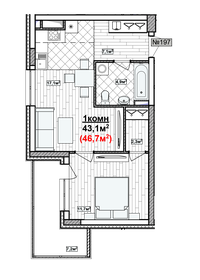 65,8 м², 2-комнатная квартира 9 955 008 ₽ - изображение 100