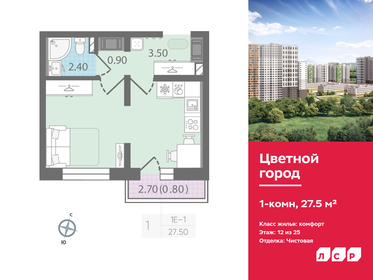 28,2 м², 1-комнатная квартира 5 650 000 ₽ - изображение 40