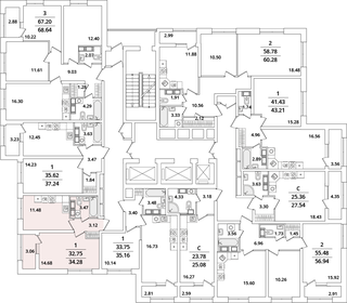 50 м², 2-комнатная квартира 6 895 000 ₽ - изображение 62