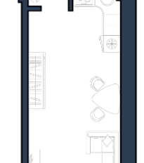 Квартира 27,9 м², 1-комнатная - изображение 4