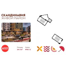 261,3 м², помещение свободного назначения - изображение 2