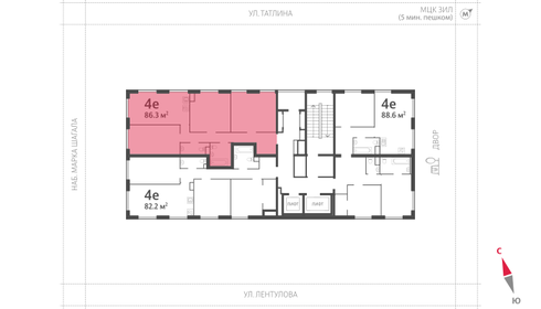 82,7 м², 3-комнатная квартира 46 397 056 ₽ - изображение 105