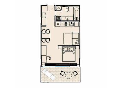 55,1 м², 1-комнатные апартаменты 79 895 000 ₽ - изображение 70