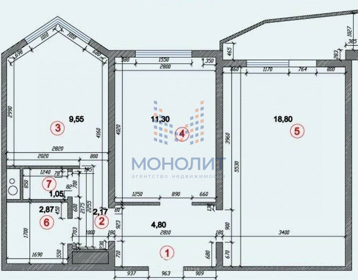 52 м², 2-комнатная квартира 12 400 000 ₽ - изображение 1