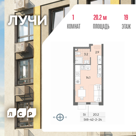 Квартира 20,2 м², студия - изображение 1