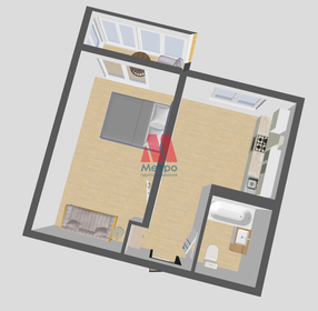 Квартира 31 м², 1-комнатная - изображение 4