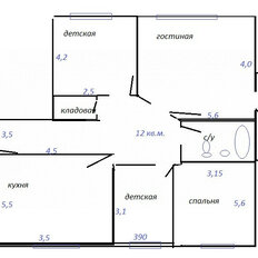 Квартира 109,1 м², 4-комнатная - изображение 4