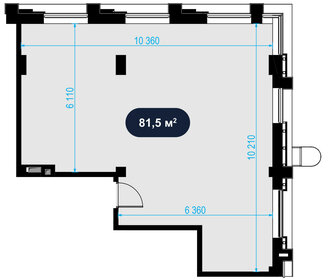 81,5 м², помещение свободного назначения - изображение 4