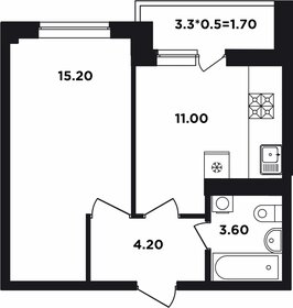 40 м², 1-комнатная квартира 3 700 000 ₽ - изображение 75