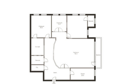 186 м², 4-комнатная квартира 186 000 000 ₽ - изображение 85