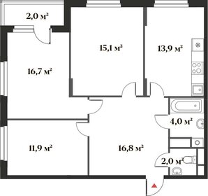 Квартира 82,4 м², 3-комнатная - изображение 1