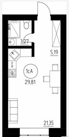 Квартира 30 м², 1-комнатная - изображение 1