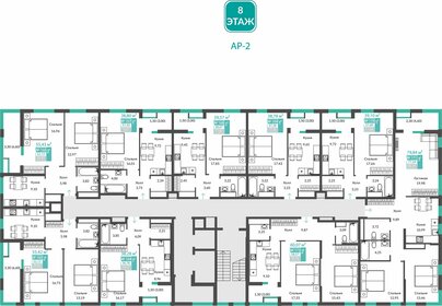 77,5 м², 3-комнатная квартира 9 486 000 ₽ - изображение 11