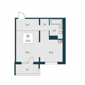 29,5 м², 1-комнатная квартира 4 300 000 ₽ - изображение 52
