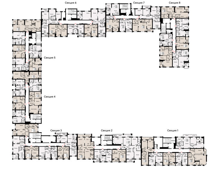 50 м², 2-комнатная квартира 4 500 000 ₽ - изображение 86