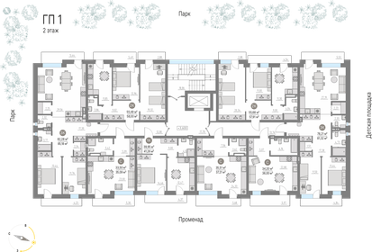 55,7 м², 2-комнатная квартира 7 200 000 ₽ - изображение 21